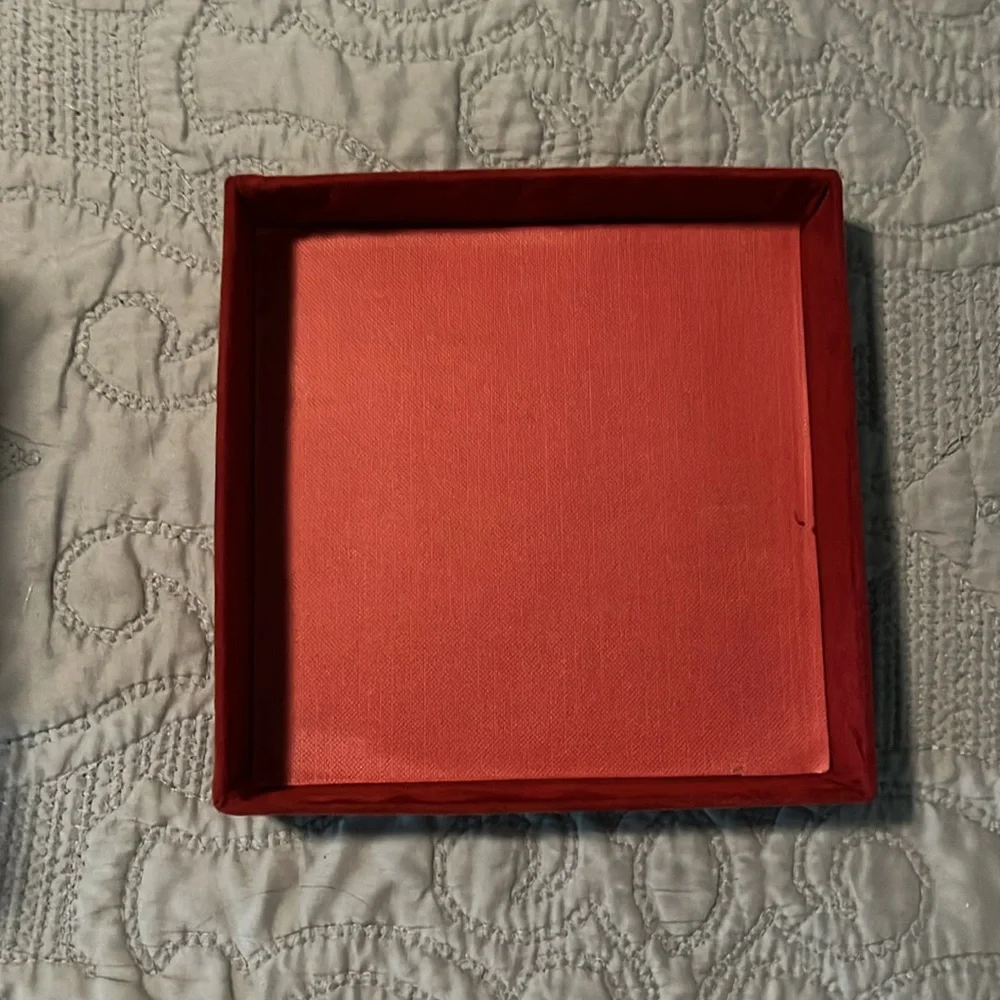 Once Upon a Rose Floral Fabric-Lined Storage Box